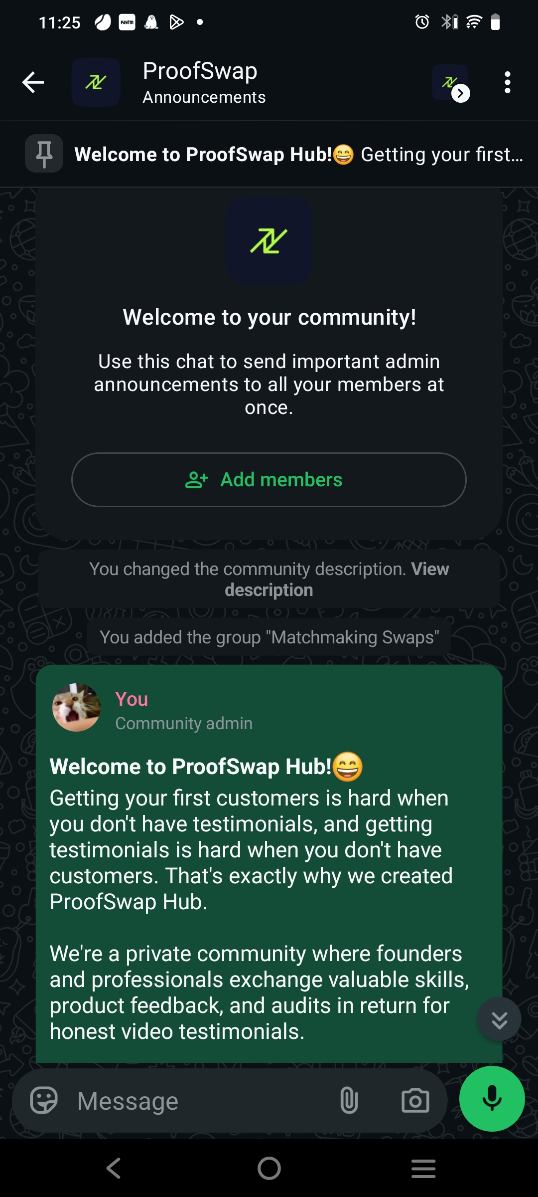 ProofSwap screenshot 2